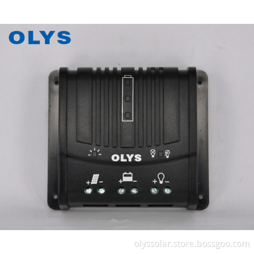 OLYS solar controller, intelligent solar charging controller 10a